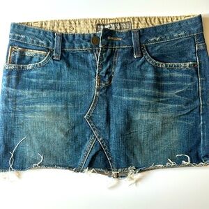 Vintage denim skirt